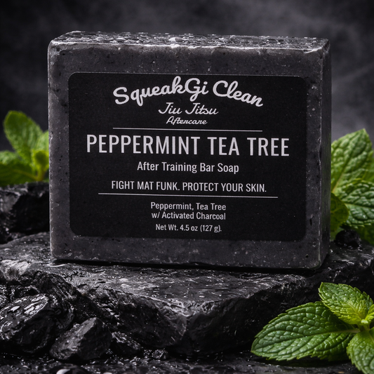 Peppermint Tea Tree + Activated Charcoal - 4.5oz Bar Soap